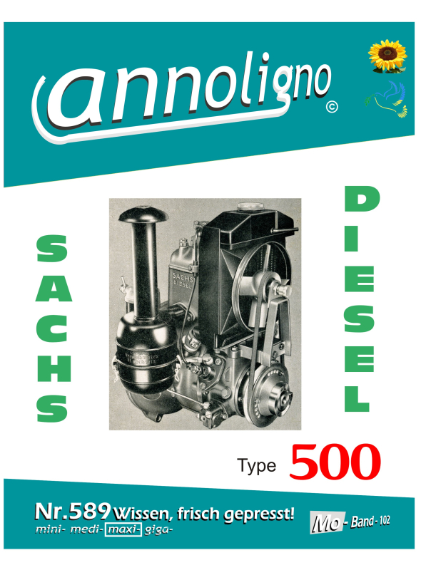 Fichtel & Sachs Diesel Motor Typ 500 Bild- Ersatzteilliste & Explosionszeichnungen - annoligno 589
